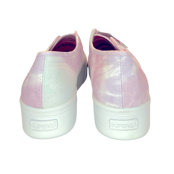 Superga Fantasy Tie-Dye Low Top Platform Sneakers 9.5 - Picture 9 of 11